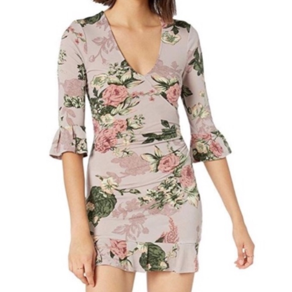BCBG Floral Mini Dress